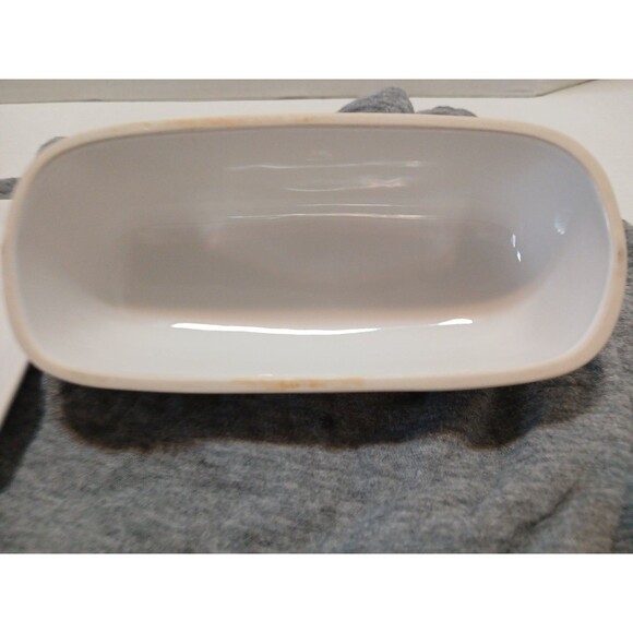 Corning Ware Butter Dish White Table Ware Made in Thailand Casual China - Picture 7 of 16